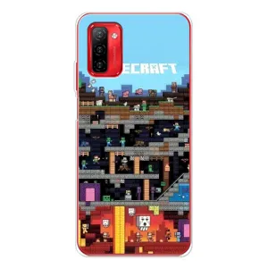 Чехол Майнкрафт на Ulefone Note 12P (AlphaPrint) Minecraft (фон Minecraft)