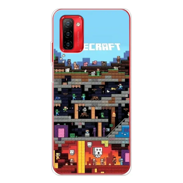 Чехол с принтом «фон Minecraft» для Ulefone Note 12P