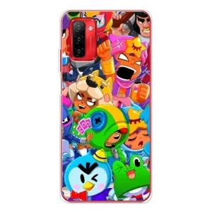 Чехлы Brawl Stars для Ulefone Note 12P (AlphaPrint) (Герої Бравл Старс)