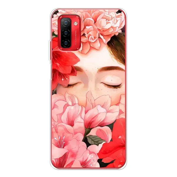 Чехол с принтом «Глаза в цветах» для Ulefone Note 12P