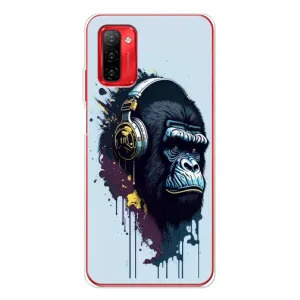 Чохол з Мавпами Ulefone Note 12P - (AlphaPrint) (Горила в навушниках)