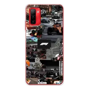 Чехол Формула1 на Ulefone Note 12P (Гоночный коллаж Ф1)