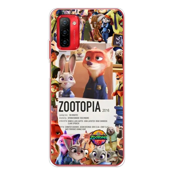 Чехол с принтом «Постер Зверополис» для Ulefone Note 12P
