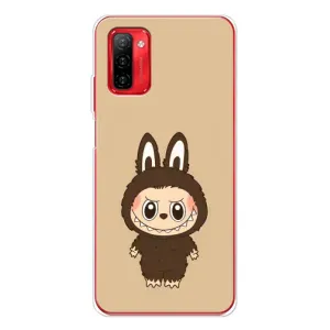 Чехол с Лабубу на Ulefone Note 12P (Bored Ape в красном)