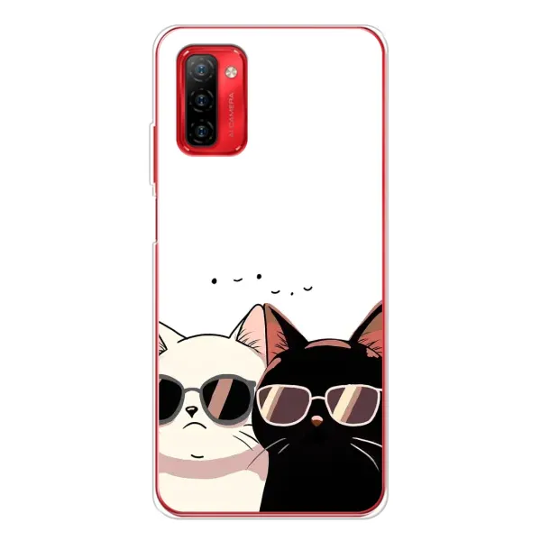 Чохол з принтом «Коти в окулярах» для Ulefone Note 12P Чохол з принтом «Коти в окулярах» для Ulefone Note 12P