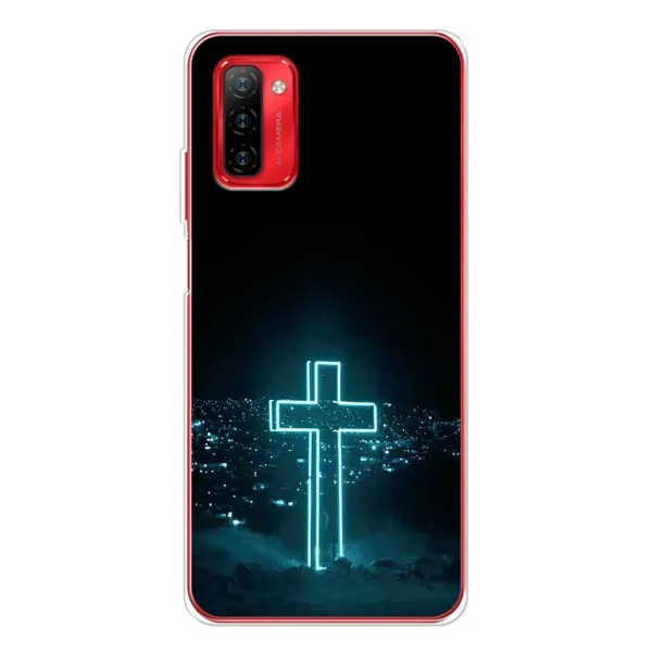 Чехол с принтом «Крест и город» для Ulefone Note 12P