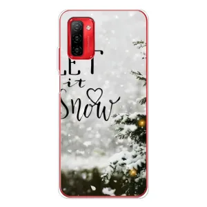 Новогодние, Праздничные Чехлы для Ulefone Note 12P - 2024 год (Let it snow)