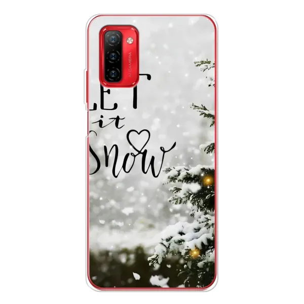 Чехол с принтом «Let it snow» для Ulefone Note 12P