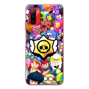 Чехол для Ulefone Note 12P Бравл Старс (VPrint) (Лого Brawl Stars)