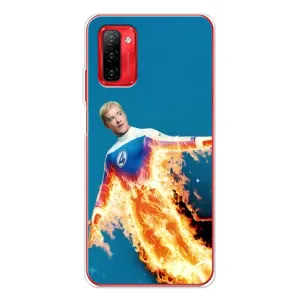 Чехол с принтом «Человек-факел в огне» для Ulefone Note 12P