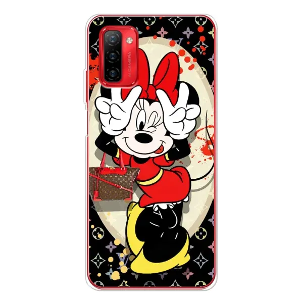 Чехол с принтом «Минни peace» для Ulefone Note 12P
