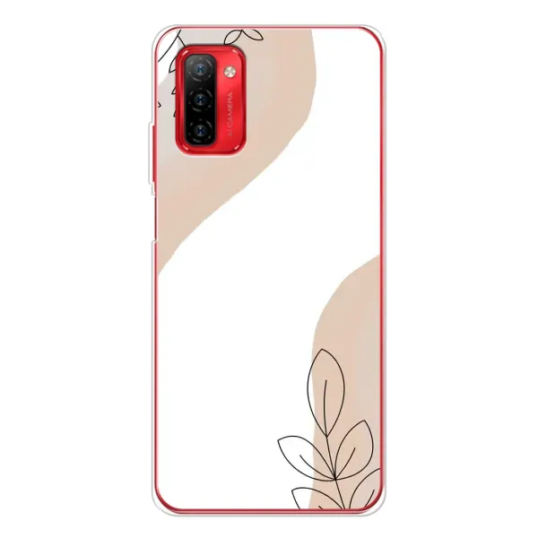 Чехол с принтом «Нюдовая веточка абстракция» для Ulefone Note 12P