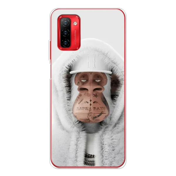 Чехол с принтом «обезьяна NFT в тату» для Ulefone Note 12P