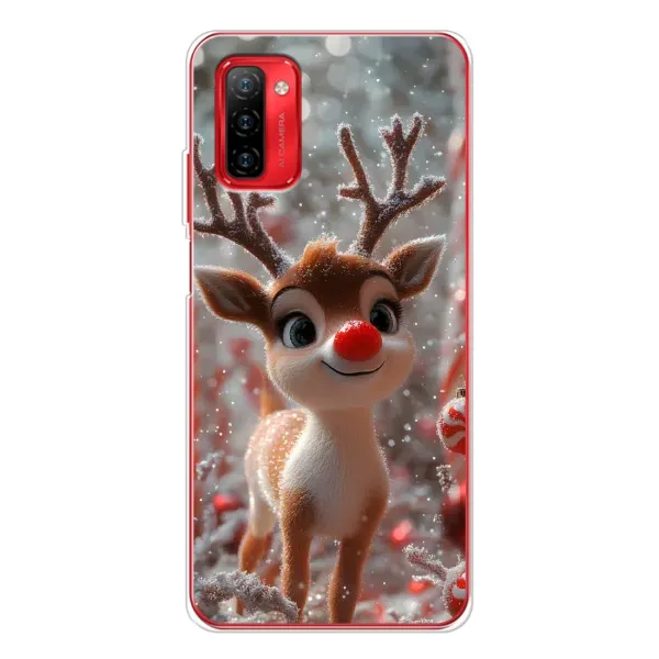 Чехол с принтом «Олень с носом» для Ulefone Note 12P Чехол с принтом «Олень с носом» для Ulefone Note 12P