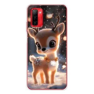 Яркий чехол для Ulefone Note 12P с Зимними Оленятами (Олененок)