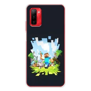 Чехол Майнкрафт на Ulefone Note 12P (AlphaPrint) Minecraft (персонажи Minecraft)
