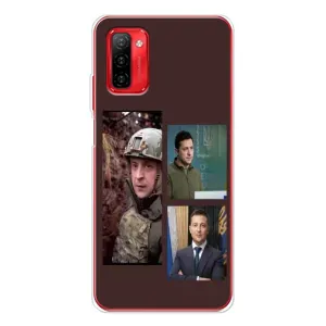 Чохол для Ulefone Note 12P (AlphaPrint - с принтом Зеленського) (Президент)