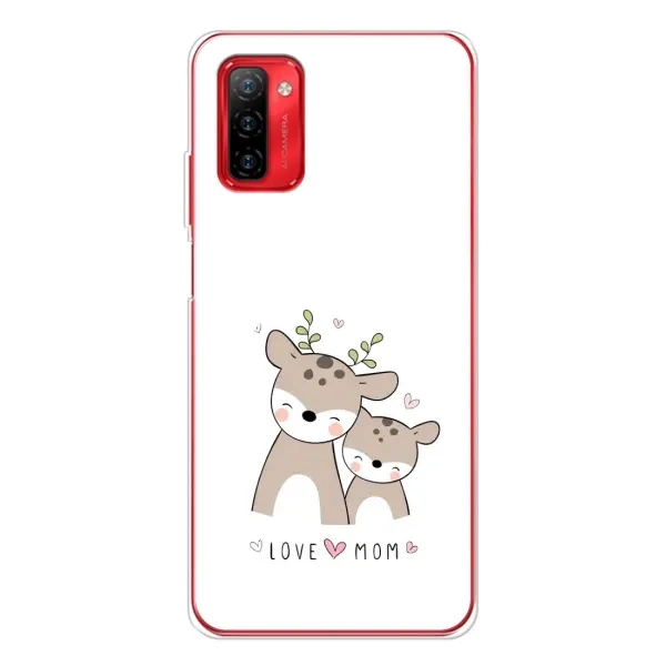Чехол с принтом «Оленята мама и малыш» для Ulefone Note 12P