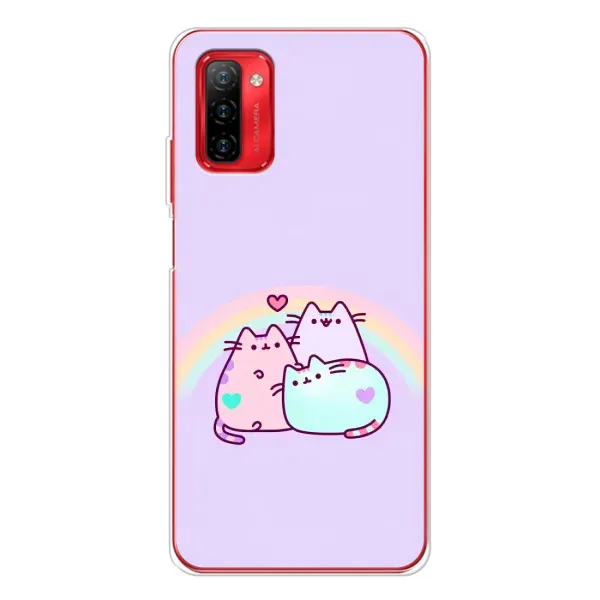 Чехол с принтом «Радужные котики» для Ulefone Note 12P
