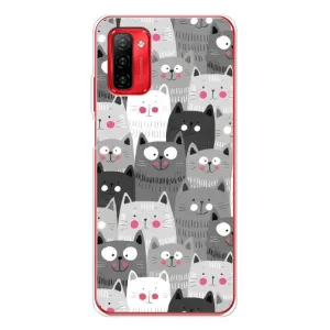 Чехлы с Котиками для Ulefone Note 12P (VPrint) (Рисованные котики)