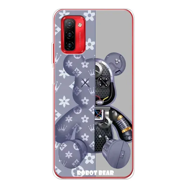 Чохол з принтом «Робот Медведик» для Ulefone Note 12P