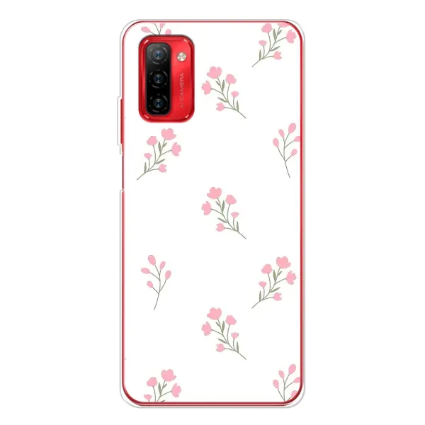Чехол с принтом «Розовые цветы» для Ulefone Note 12P