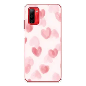 Чохол з розовим принтом для Ulefone Note 12P (Рожеві сердечки)