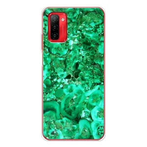 Мраморный чехол на Ulefone Note 12P (VPrint) (Салатный Мрамор)