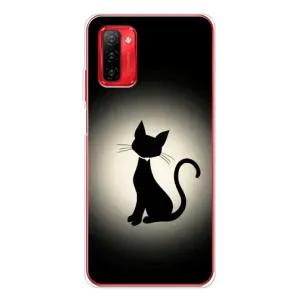 Чехол с принтом для Ulefone Note 12P (AlphaPrint) Модные коты (Силуэт котика)