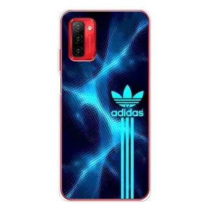 Чохли Адидас для Ulefone Note 12P (AlphaPrint) (Синій Адідас)