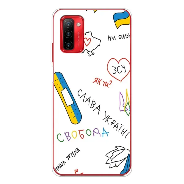 Чехол с принтом «Стикер» для Ulefone Note 12P Чехол с принтом «Стикер» для Ulefone Note 12P
