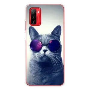 Чехол с принтом для Ulefone Note 12P (AlphaPrint) Модные коты (Стильный кот)
