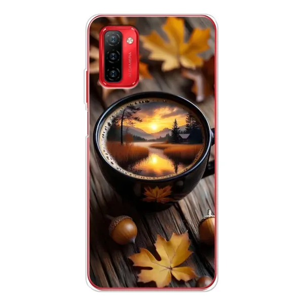 Чехол с принтом «Темный кофе» для Ulefone Note 12P