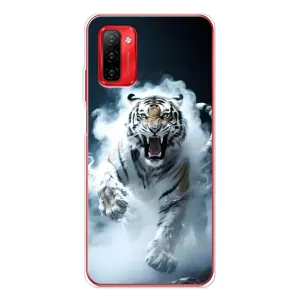 Чехол с принтом «Белый тигр в дыму» для Ulefone Note 12P