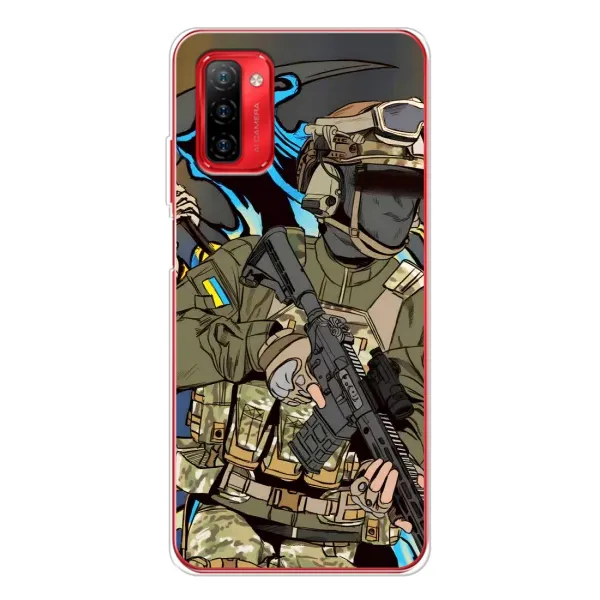 Чохол з принтом «Воїн ЗСУ» для Ulefone Note 12P