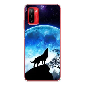 Захисні чохли для Нот 12П (AlphaPrint) (ХІТ продаж) ВОВК (Вовк на місяць)