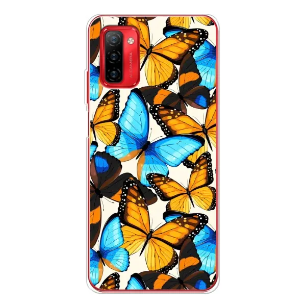 Чехол с принтом «Яркие бабочки» для Ulefone Note 12P