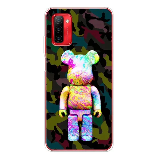 Чехол с принтом «Яркий Bearbrick» для Ulefone Note 12P