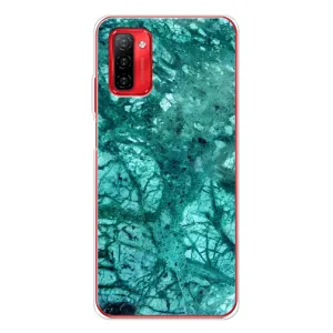Мраморный чехол на Ulefone Note 12P (VPrint) (Зеленый мрамор)