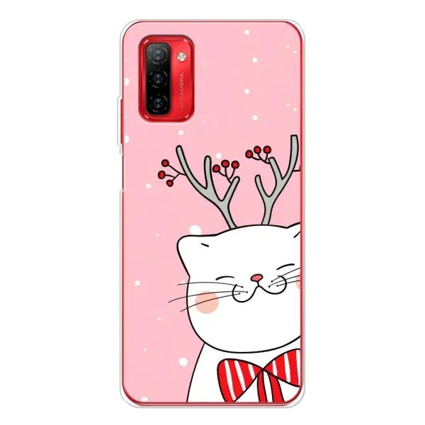 Чехол с принтом «Зимний кот» для Ulefone Note 12P
