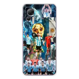 Чехлы Месси для Ulefone Note 14 (AlphaPrint) (Аргентина Месси)