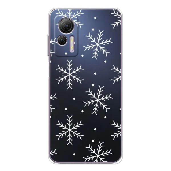 Чохол з принтом «Білі сніжинки» для Ulefone Note 14