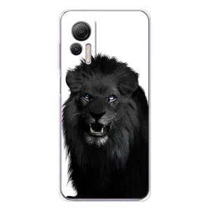 Чехлы с картинками животных Ulefone Note 14 (Черный ЛЕВ)