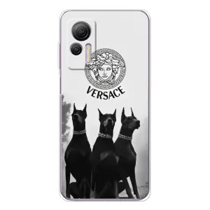 Чохли VERSACE для Нот 14 (PREMIUMPrint) (Доберман Версаче)