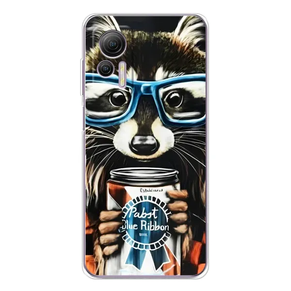 Чохол з принтом «Єнот з банкою» для Ulefone Note 14