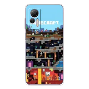 Чохол Майнкрафт на Ulefone Note 14 (AlphaPrint) Minecraft (фон Minecraft)