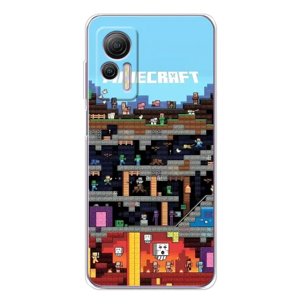 Чохол з принтом «фон Minecraft» для Ulefone Note 14