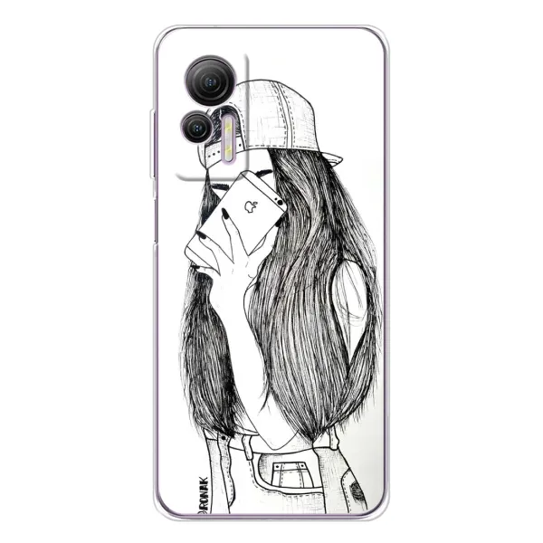 Чохол з принтом «Фото дівчини» для Ulefone Note 14