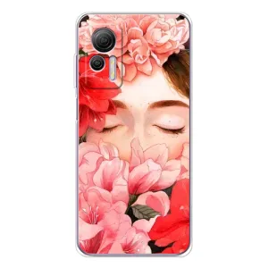 Чехлы (ART) Цветы на Ulefone Note 14 (VPrint) (Очі в квітах)