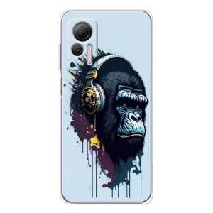 Чохол з Мавпами Ulefone Note 14 - (AlphaPrint) (Горила в навушниках)